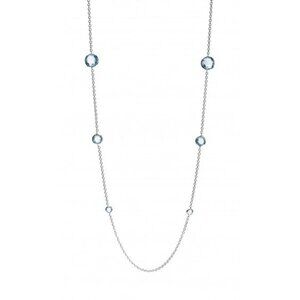 IPPOLITA Sterling Silver Rock Candy® Lollipop Station Necklace in Blue Topaz